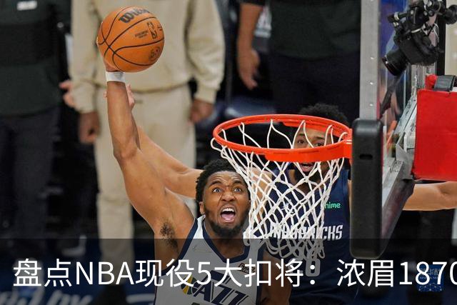 盘点NBA现役5大扣将：浓眉1870次垫底，詹姆斯2393次仅排第三